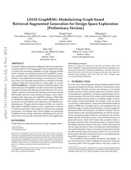 LEGO-GraphRAG: Modularizing Graph-based Retrieval-Augmented Generation for Design Space Exploration