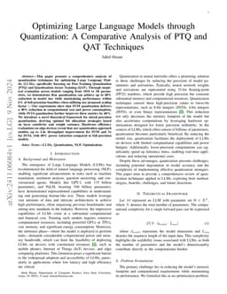 Optimizing Large Language Models through Quantization: A Comparative
  Analysis of PTQ and QAT Techniques