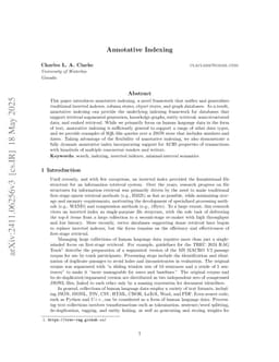 Annotative Indexing