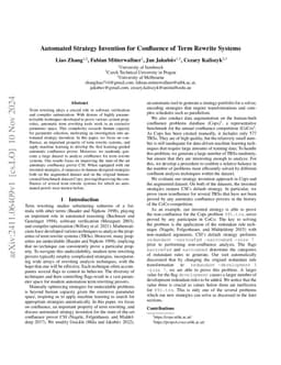 Automated Strategy Invention for Confluence of Term Rewrite Systems