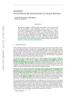SeedEdit: Align Image Re-Generation to Image Editing
