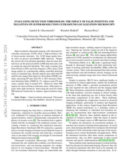 Evaluating Detection Thresholds: The Impact of False Positives and
  Negatives on Super-Resolution Ultrasound Localization Microscopy