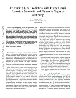 Enhancing Link Prediction with Fuzzy Graph Attention Networks and Dynamic Negative Sampling