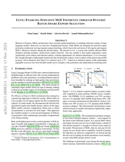 Lynx: Enabling Efficient MoE Inference through Dynamic Batch-Aware
  Expert Selection