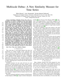 Multiscale Dubuc: A New Similarity Measure for Time Series