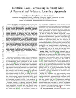 Electrical Load Forecasting in Smart Grid: A Personalized Federated
  Learning Approach