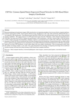 CSP-Net: Common Spatial Pattern Empowered Neural Networks for EEG-Based
  Motor Imagery Classification