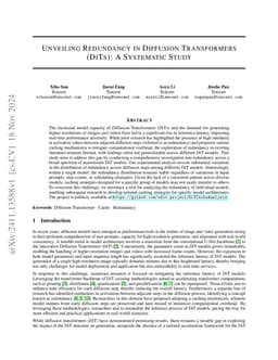 Unveiling Redundancy in Diffusion Transformers (DiTs): A Systematic
  Study