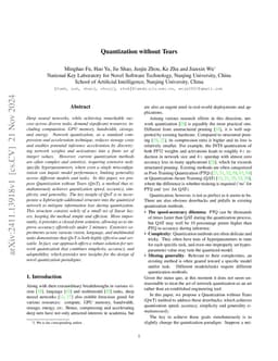 Quantization without Tears