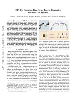 ETA-IK: Execution-Time-Aware Inverse Kinematics for Dual-Arm Systems