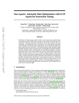 Star-Agents: Automatic Data Optimization with LLM Agents for Instruction
  Tuning