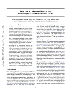 From Jack of All Trades to Master of One: Specializing LLM-based
  Autoraters to a Test Set