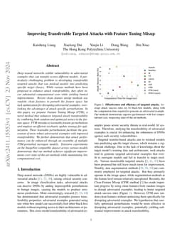 Improving Transferable Targeted Attacks with Feature Tuning Mixup