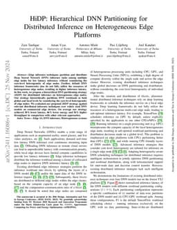 HiDP: Hierarchical DNN Partitioning for Distributed Inference on
  Heterogeneous Edge Platforms