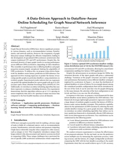 A Data-Driven Approach to Dataflow-Aware Online Scheduling for Graph
  Neural Network Inference