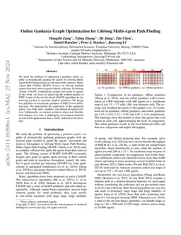 Online Guidance Graph Optimization for Lifelong Multi-Agent Path Finding