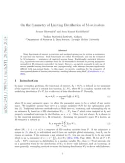 On the Symmetry of Limiting Distributions of M-estimators