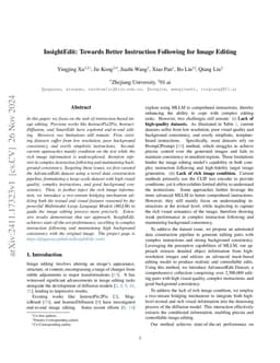 InsightEdit: Towards Better Instruction Following for Image Editing