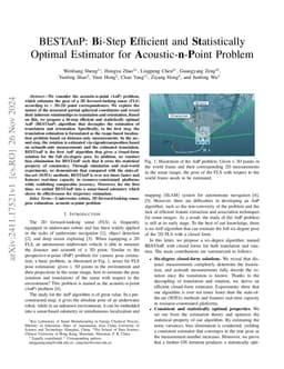 BESTAnP: Bi-Step Efficient and Statistically Optimal Estimator for
  Acoustic-n-Point Problem