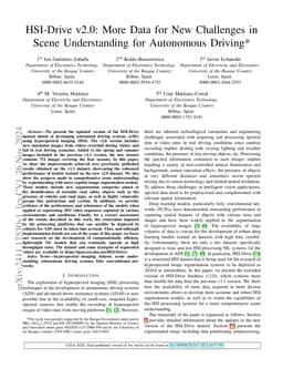 HSI-Drive v2.0: More Data for New Challenges in Scene Understanding for
  Autonomous Driving