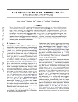 MiniKV: Pushing the Limits of LLM Inference via 2-Bit
  Layer-Discriminative KV Cache