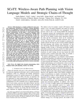 SCoTT: Wireless-Aware Path Planning with Vision Language Models and
  Strategic Chains-of-Thought