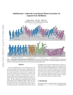 InfiniDreamer: Arbitrarily Long Human Motion Generation via Segment
  Score Distillation