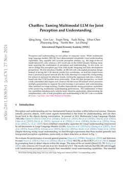 ChatRex: Taming Multimodal LLM for Joint Perception and Understanding