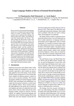 Large Language Models as Mirrors of Societal Moral Standards