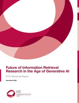 Future of Information Retrieval Research in the Age of Generative AI