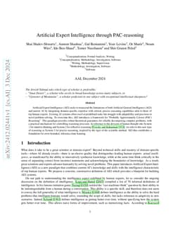 Artificial Expert Intelligence through PAC-reasoning
