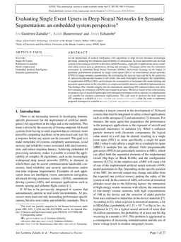 Evaluating Single Event Upsets in Deep Neural Networks for Semantic
  Segmentation: an embedded system perspective