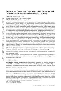 PathletRL++: Optimizing Trajectory Pathlet Extraction and Dictionary
  Formation via Reinforcement Learning