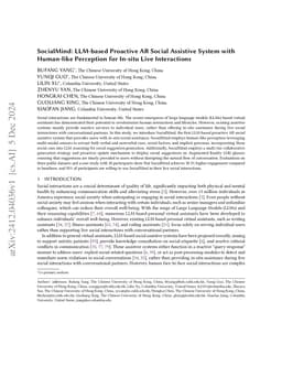 SocialMind: LLM-based Proactive AR Social Assistive System with
  Human-like Perception for In-situ Live Interactions