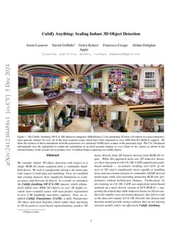 Cubify Anything: Scaling Indoor 3D Object Detection
