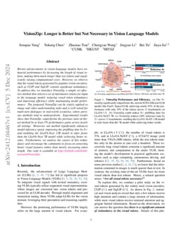 VisionZip: Longer is Better but Not Necessary in Vision Language Models