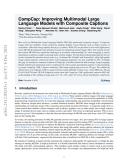 CompCap: Improving Multimodal Large Language Models with Composite
  Captions