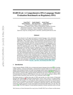DART-Eval: A Comprehensive DNA Language Model Evaluation Benchmark on
  Regulatory DNA