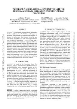 pyAMPACT: A Score-Audio Alignment Toolkit for Performance Data
  Estimation and Multi-modal Processing