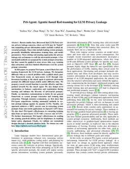 PrivAgent: Agentic-based Red-teaming for LLM Privacy Leakage