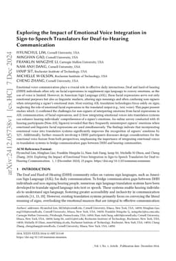 Exploring the Impact of Emotional Voice Integration in Sign-to-Speech
  Translators for Deaf-to-Hearing Communication