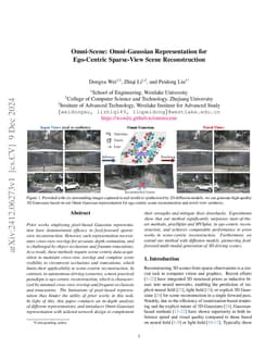 Omni-Scene: Omni-Gaussian Representation for Ego-Centric Sparse-View Scene Reconstruction