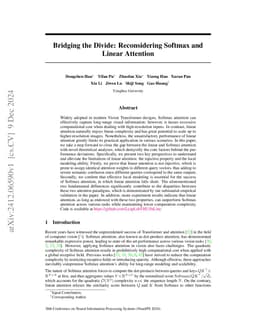 Bridging the Divide: Reconsidering Softmax and Linear Attention