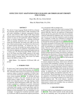 Effective Text Adaptation for LLM-based ASR through Soft Prompt
  Fine-Tuning