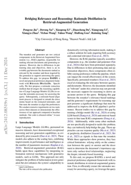 Bridging Relevance and Reasoning: Rationale Distillation in
  Retrieval-Augmented Generation