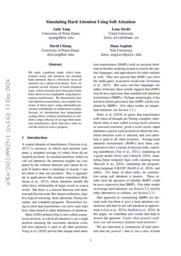 Simulating Hard Attention Using Soft Attention