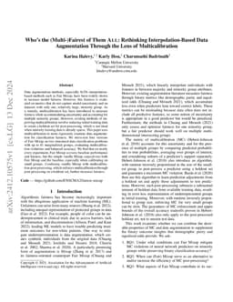 Who's the (Multi-)Fairest of Them All: Rethinking Interpolation-Based Data Augmentation Through the Lens of Multicalibration