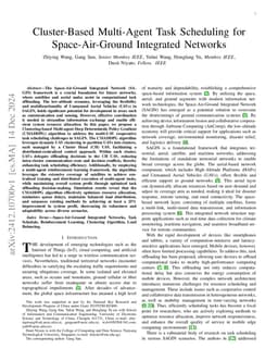 Cluster-Based Multi-Agent Task Scheduling for Space-Air-Ground
  Integrated Networks