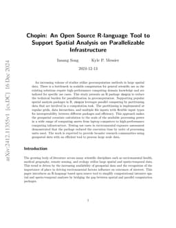Chopin: An Open Source R-language Tool to Support Spatial Analysis on
  Parallelizable Infrastructure