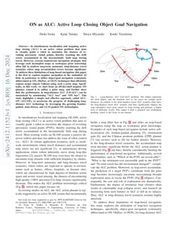 ON as ALC: Active Loop Closing Object Goal Navigation